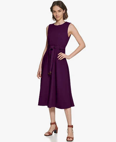 Calvin Klein Women's Sleeveless Midi A-Line Dress