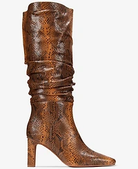 Smash Shoes Women's Fallon Knee High Slouch Dress Boots - Extended Sizes Available