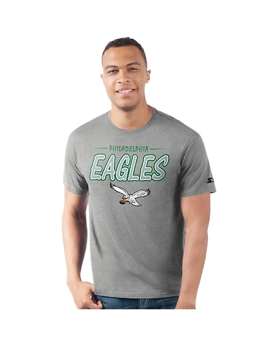 Starter Men's Heather Gray Philadelphia Eagles Prime Time T-Shirt