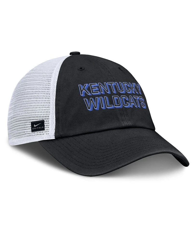 Nike Men's Black Kentucky Wildcats 2025 Gameday On-Field Club Adjustable Trucker Hat