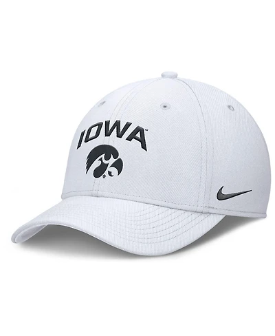 Nike Men's White Iowa Hawkeyes 2025 On-Field Rise Performance Flex Hat