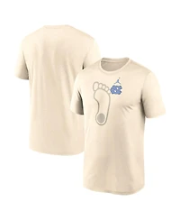 Jordan Men's Natural North Carolina Tar Heels Campus Shadow Legend Performance T-Shirt