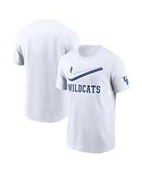 Nike Men's White Kentucky Wildcats Primetime 2-Hit Swoosh T-Shirt