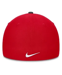 Nike Men's Black/Scarlet Ohio State Buckeyes 2025 Sideline Rise Local Performance Flex Hat