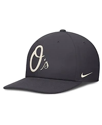 Nike Men's Anthracite Baltimore Orioles Statement Pro Snapback Hat