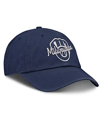 Nike Men's Navy Milwaukee Brewers Statement Club Adjustable Hat
