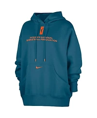 Nike Women's Blue Wnba Logo woman Phoenix Fleece Pullover Hoodie