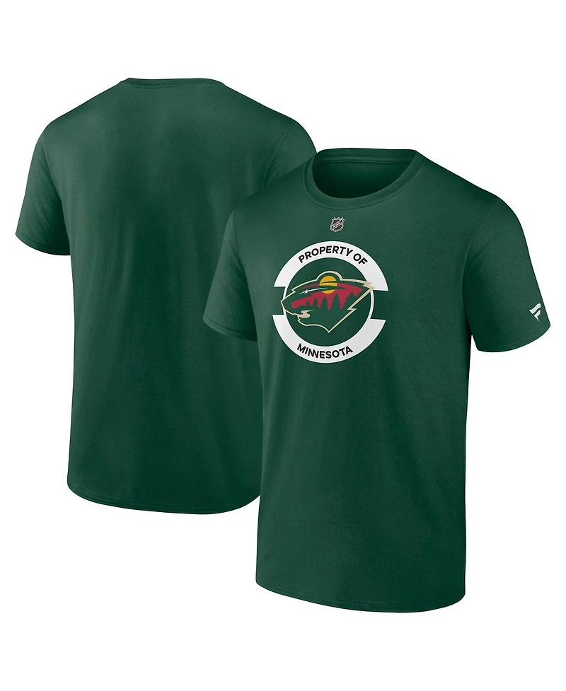 Fanatics Men's Green Minnesota Wild Authentic Pro Core Secondary T-Shirt