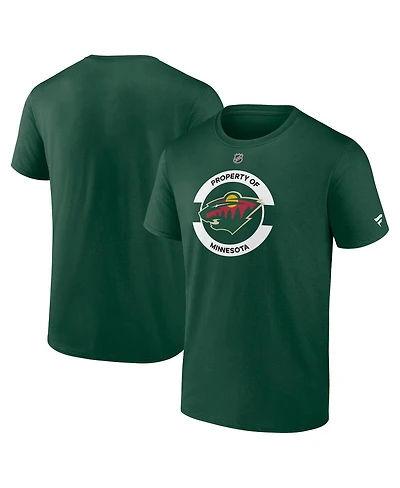Fanatics Men's Green Minnesota Wild Authentic Pro Core Secondary T-Shirt