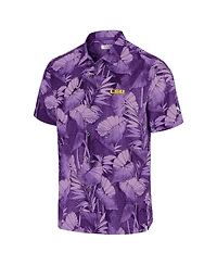 Tommy Bahama Men's Purple Lsu Tigers Coast Nuevo Fronds Button-Up Shirt