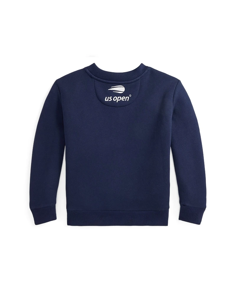 Polo Ralph Lauren Toddler and Little Boys Us Open Crest Fleece Sweatshirt