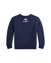 Polo Ralph Lauren Toddler and Little Boys Us Open Crest Fleece Sweatshirt