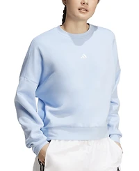 adidas Women's Fleece Drop-Shoulder Sweatshirt