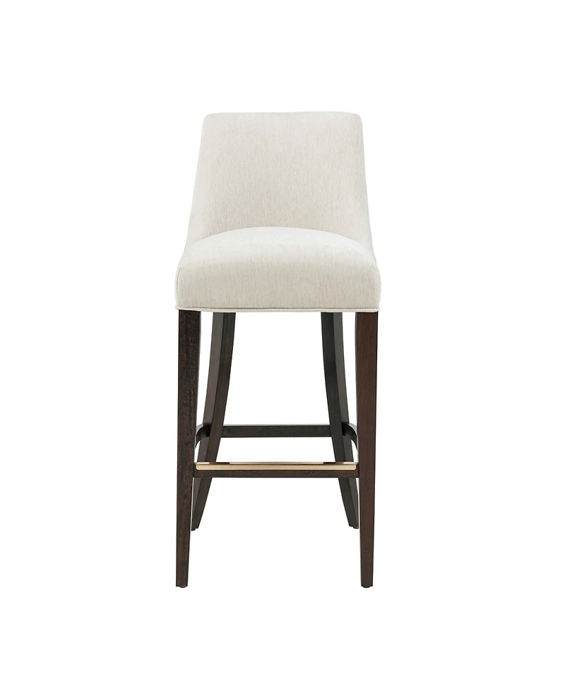 Manhattan Comfort Beever 43.7" Chenille Upholstered Barstool