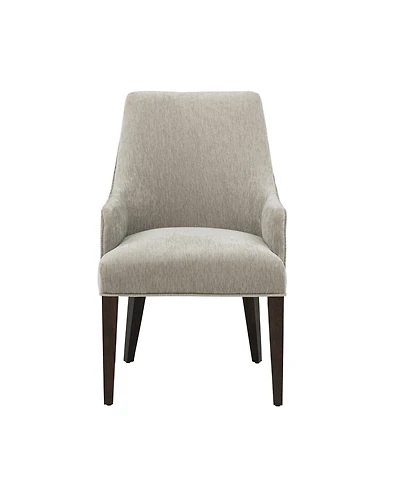 Manhattan Comfort Beever Chenille Upholstered Dining Armchair