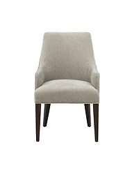 Manhattan Comfort Beever Chenille Upholstered Dining Armchair