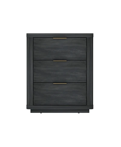 Manhattan Comfort Evelyn 20" 3-Drawer Nightstand