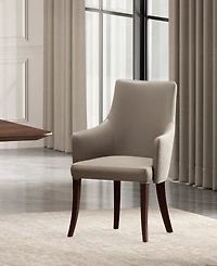 Manhattan Comfort Connie Leatherette Upholstered Dining Armchair
