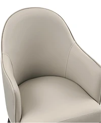 Manhattan Comfort Hillman Leatherette Upholstered Dining Armchair