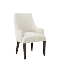 Manhattan Comfort Beever Chenille Upholstered Dining Armchair