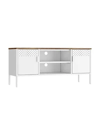 Manhattan Comfort Landen 47.3" 6-Shelf Tv Stand Fits TVs up to 40"