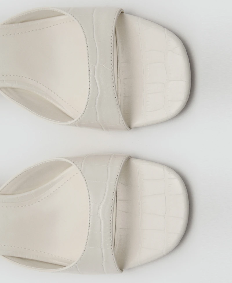 Mango Women's Kitten Heel Sandals
