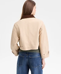 Lucky Brand Women's Cropped Utility Jacket