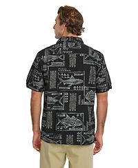 Quiksilver Waterman Men's Block Fish Woven Shirt