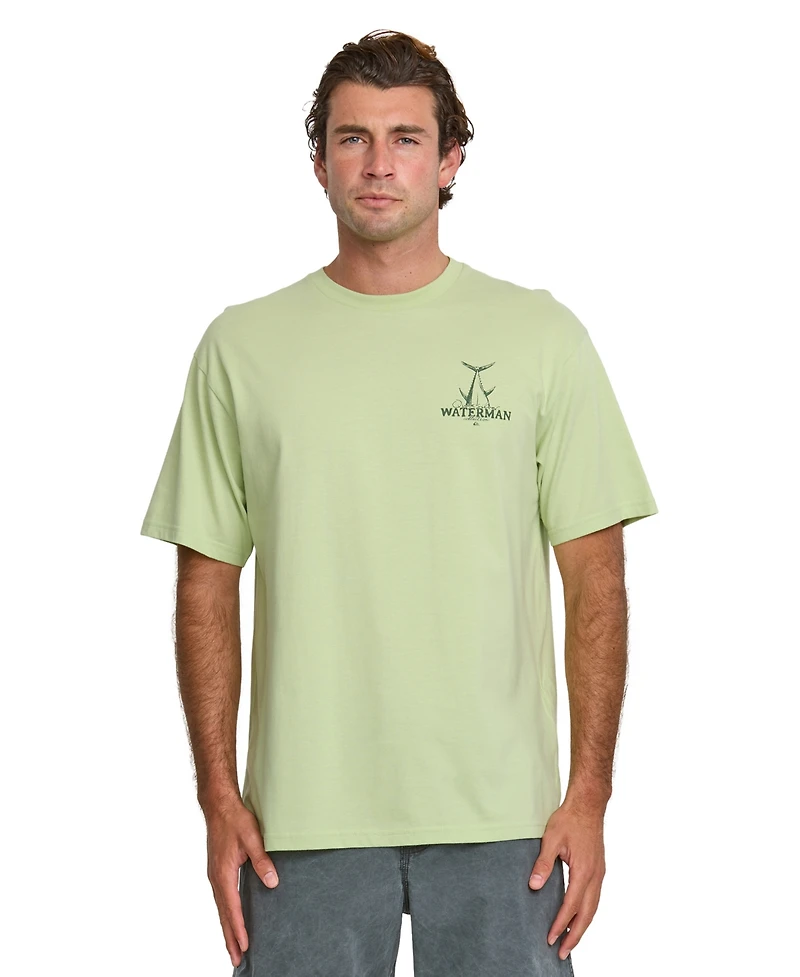 Quiksilver Waterman Men's Core Fisherman Screen T-Shirt