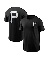 Nike Men's Black Pittsburgh Pirates Lights Out Bar Loading T-Shirt
