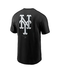 Nike Men's Black New York Mets Lights Out Bar Loading T-Shirt