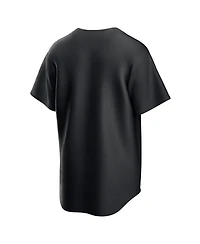 Nike Men's Black Cleveland Guardians Lights Out Replica Jersey