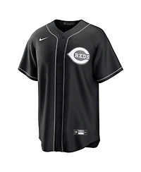 Nike Men's Elly De La Cruz Black Cincinnati Reds Lights Out Replica Player Jersey