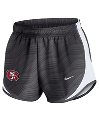 Nike Women's Anthracite San Francisco 49ers Tempo Performance Shorts