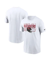 Nike Men's White Tampa Bay Buccaneers Primetime Helmet Essential T-Shirt