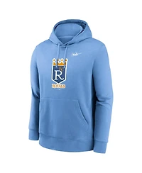 Nike Men's Light Blue Kansas City Royals Cooperstown Collection Pullover Hoodie