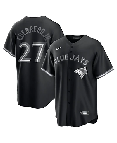 Nike Men's Vladimir Guerrero Jr. Black Toronto Blue Jays Lights Out Replica Player Jersey