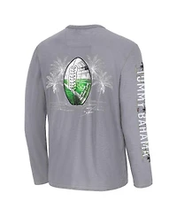 Tommy Bahama Men's Gray Cleveland Browns Oasis Endzone Lux Long Sleeve T-Shirt