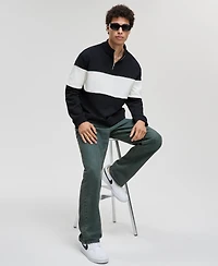 Mode of One Men's Relaxed-Fit Half-Zip Sweatshirt, Macy's Exclusive