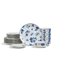 Stone Lain Viola 24 Pc. Dinnerware Set, Service for 8