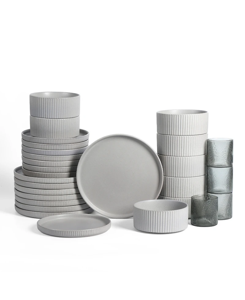 Stone Lain Haven Pc. Dinnerware & Glassware Set
