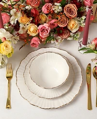 Christian Siriano Zinnia 24 Pc. Dinnerware Set, Service for 8