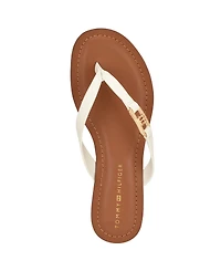 Tommy Hilfiger Women's Liande Logo Flat Thong Sandal