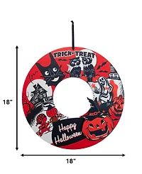 Mr. Halloween Retro Wreath and Garland Set