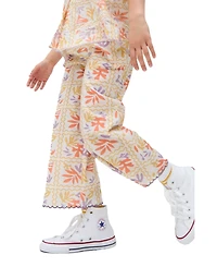 Raffya Kids Gilly Scallop Edge Matisse Print Trouser