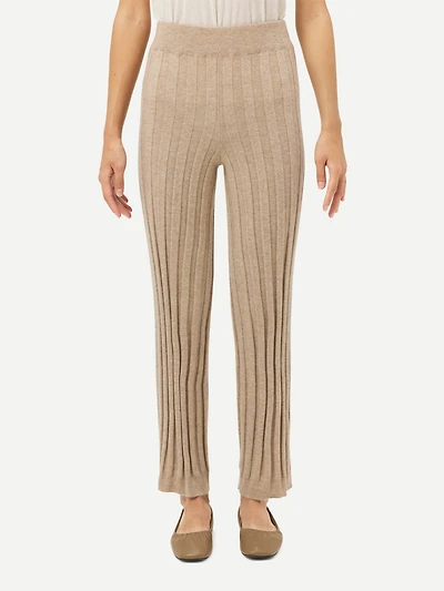 Gobi Cashmere Women's Textured Knit Cashmere Pants