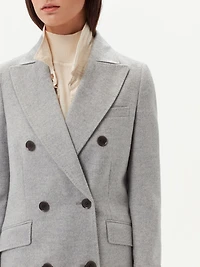 Gobi Cashmere Women's Peak Lapel Long Coat