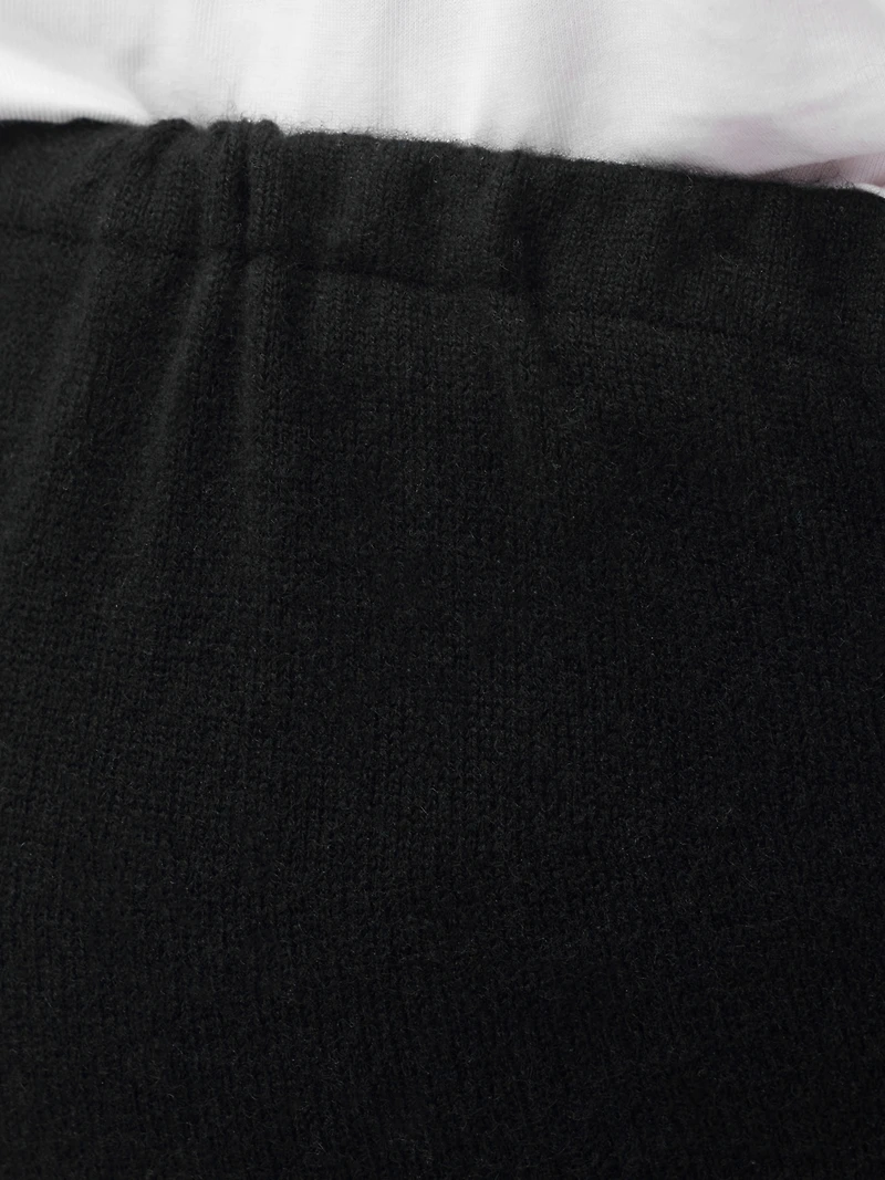 Gobi Cashmere Maternity Wide-Leg Knitted Pants