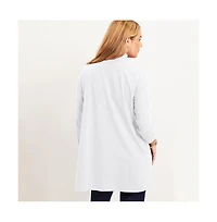 June + Vie Women's One+Only Mock-Neck Tunic