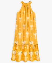Women's Pineapple-Print Maxi Dress, Macy's Exclusive - On 34th | Alix Friedberg Capsule Collection